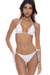 Luli Fama Luminous Seamless Ruched Back Brazilian Tie Side Bottom